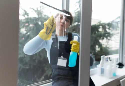 Nettoyage de vitres intérieures et extérieures à Bégard
